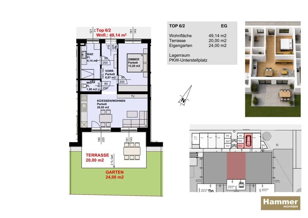 2-Zimmer-Wohnung kaufen in Leibnitz – 49 m², € 223.900 – Bild 14 von 14