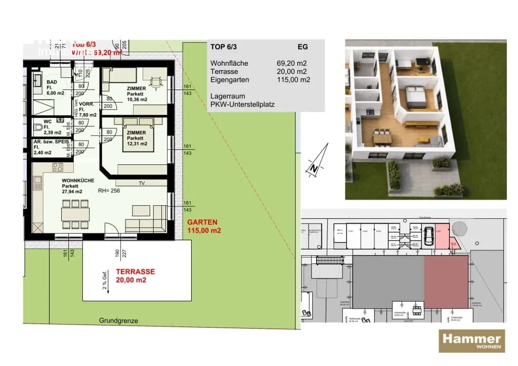 3-Zimmer-Wohnung kaufen in Leibnitz – 69 m², € 328.300 – Bild 14 von 14