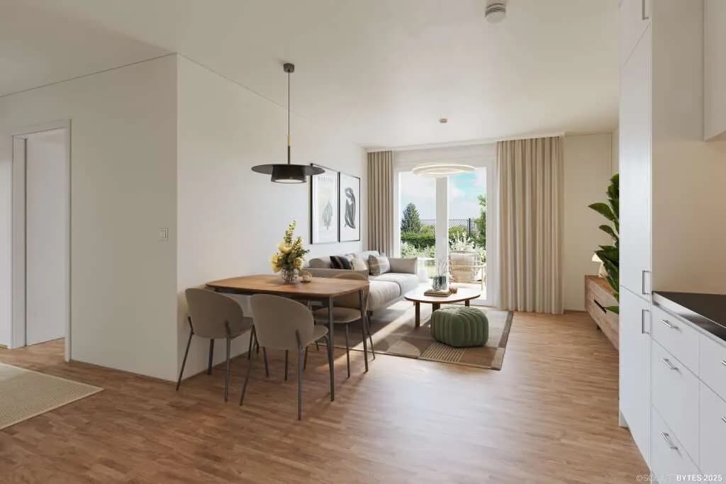 2-Zimmer-Wohnung kaufen in Baden – 49,37 m², € 299.000 – Bild 4 von 5