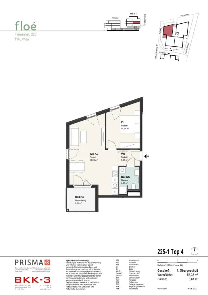 Immobilie kaufen in Wien – 53,38 m², € 390.000 – Bild 10 von 15