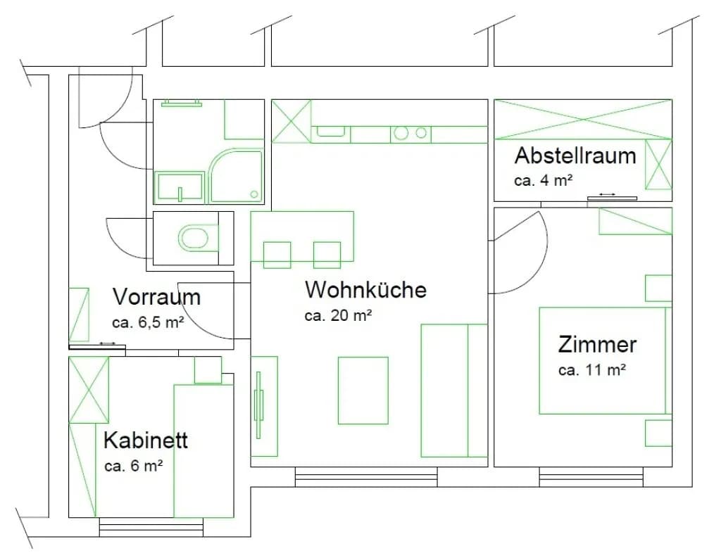 2-Zimmer-Wohnung kaufen in Wien – 51 m², € 249.000 – Bild 18 von 18