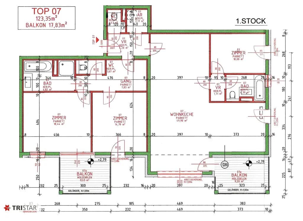 4-Zimmer-Wohnung kaufen in Wien – 123,35 m², € 674.000