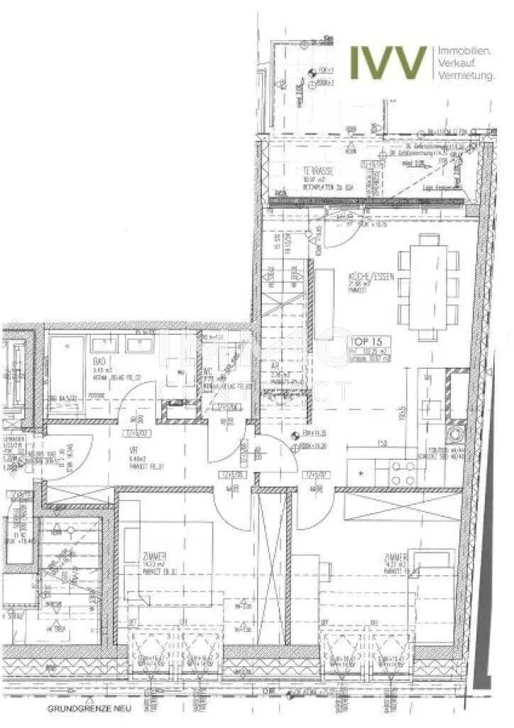 3-Zimmer-Wohnung mieten in Wien – 88,95 m², € 1.304 – Bild 24 von 25