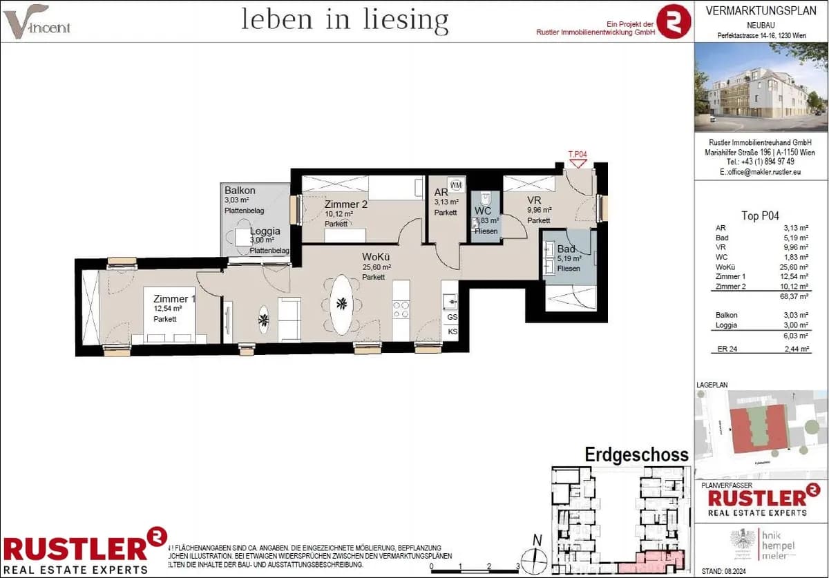 3-Zimmer-Wohnung kaufen in Wien – 68,37 m², € 349.000 – Bild 12 von 12