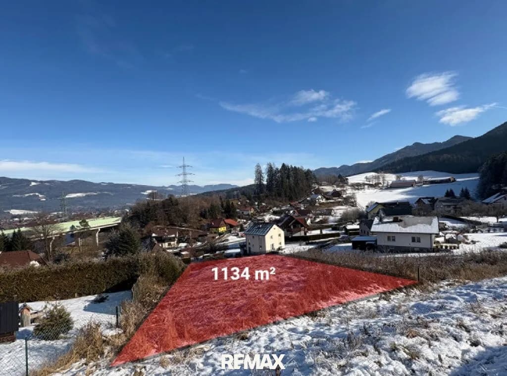 Grundstück kaufen in Bruck-Mürzzuschlag – 1 134 m², € 45.360 – Bild 2 von 7