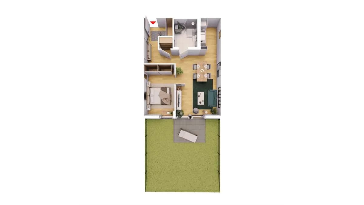 2-Zimmer-Wohnung mieten in Amstetten – 55 m², € 845 – Bild 7 von 8