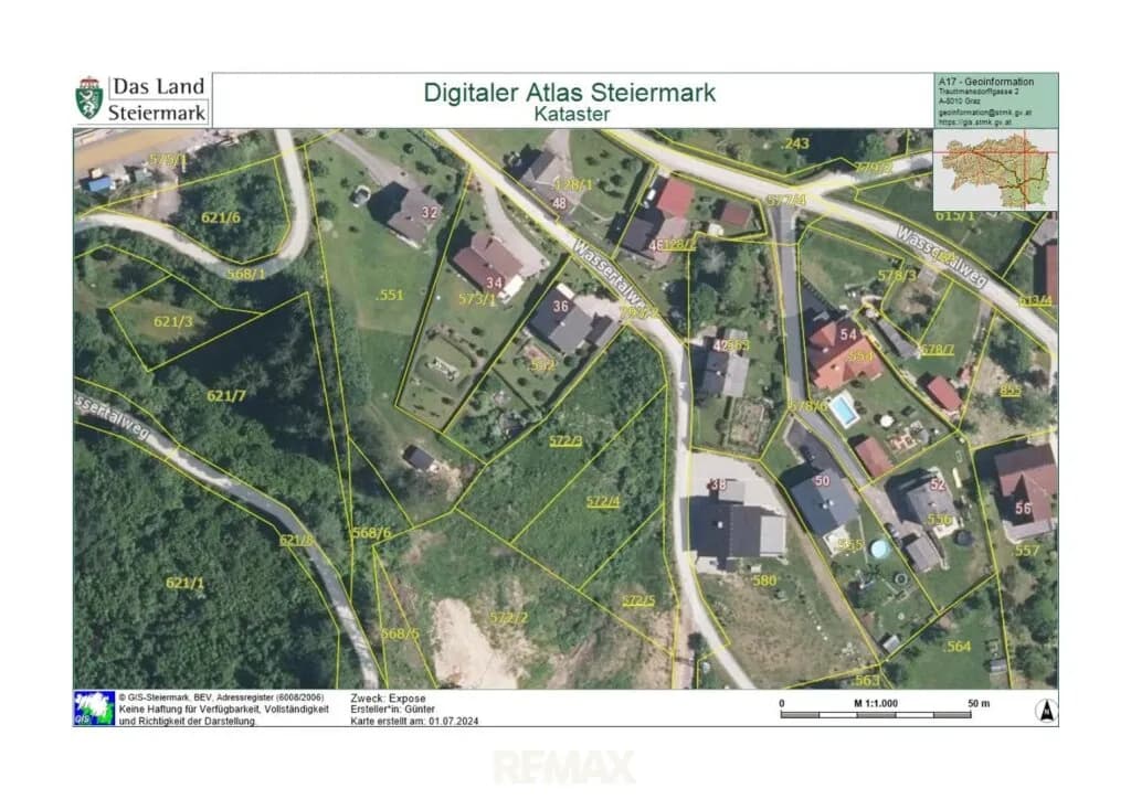 Grundstück kaufen in Bruck-Mürzzuschlag – 975 m², € 39.000 – Bild 4 von 7