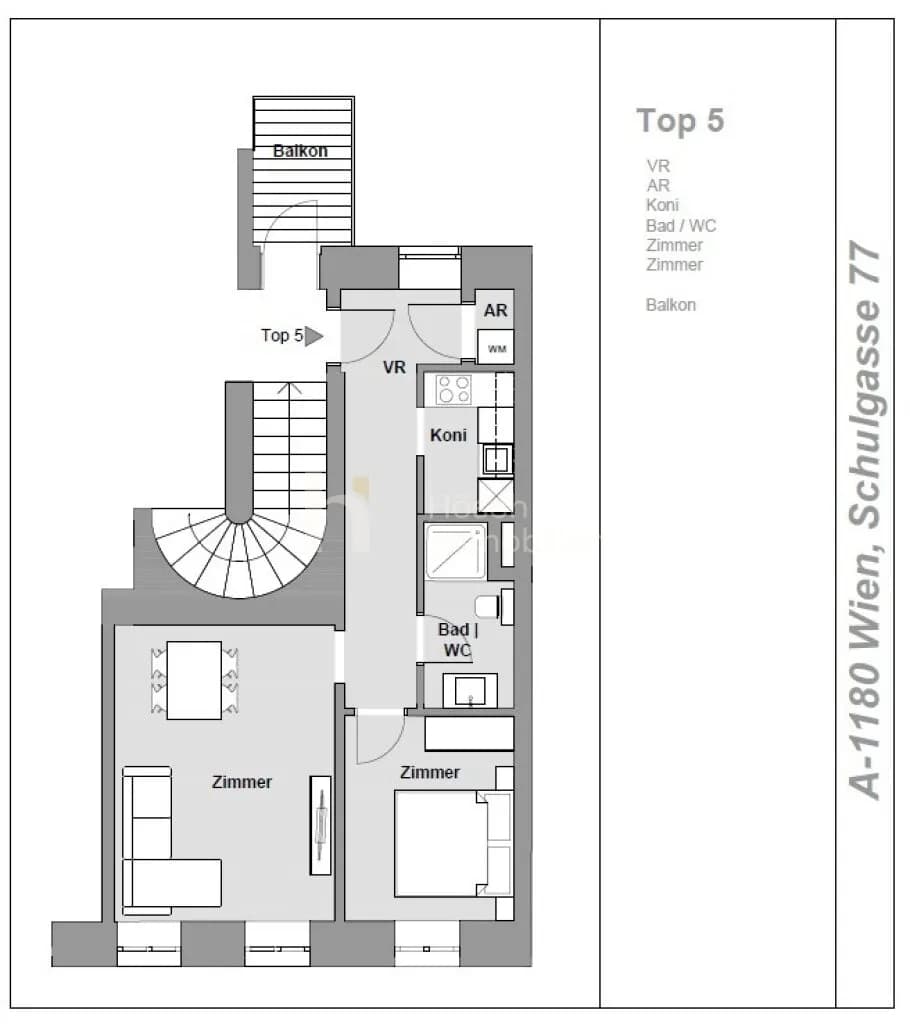 2-Zimmer-Wohnung kaufen in Wien – 48,75 m², € 410.000 – Bild 15 von 15