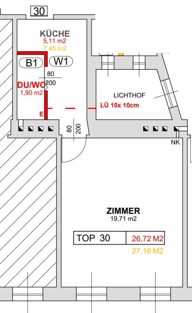 1-Zimmer-Wohnung kaufen in Wien – 26,73 m², € 98.900 – Bild 14 von 14