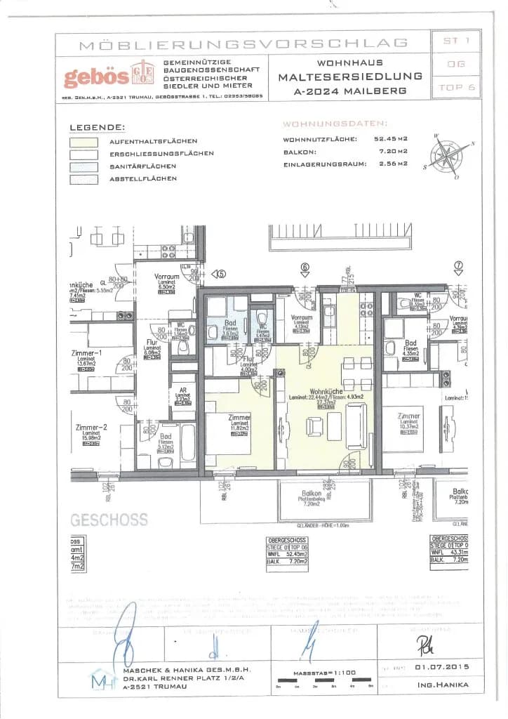 2-Zimmer-Wohnung mieten in Hollabrunn – 52,45 m², € 700 – Bild 18 von 18