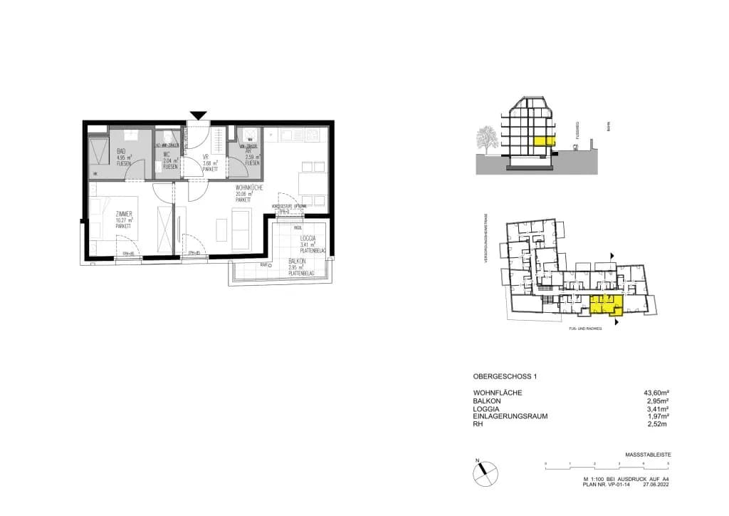 2-Zimmer-Wohnung mieten in Wien – 43,6 m², € 990 – Bild 29 von 29
