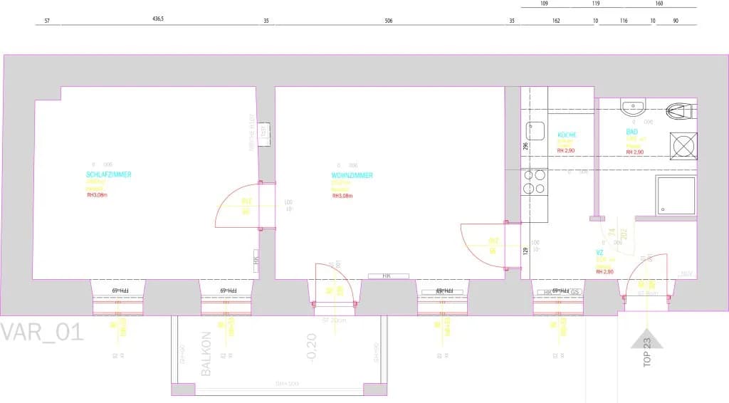 Wohnung kaufen in Wien – 61,36 m², € 549.000 – Bild 17 von 17
