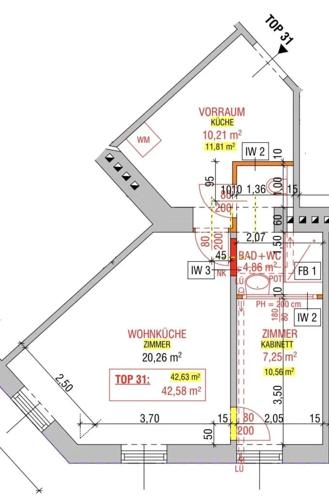 2-Zimmer-Wohnung kaufen in Wien – 42,6 m², € 229.000 – Bild 15 von 15