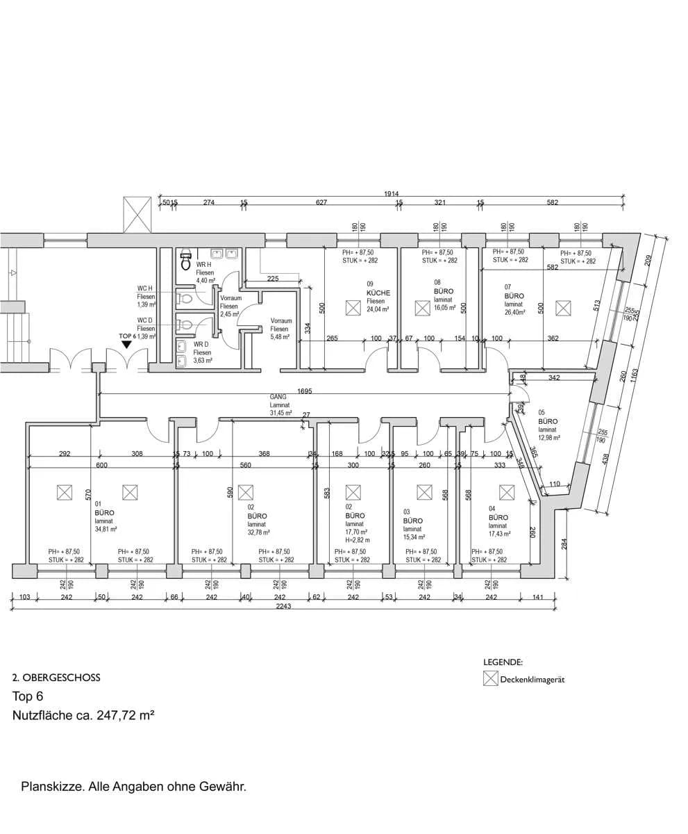 Gewerbeimmobilie mieten in Wien – 248 m², € 14 – Bild 4 von 4