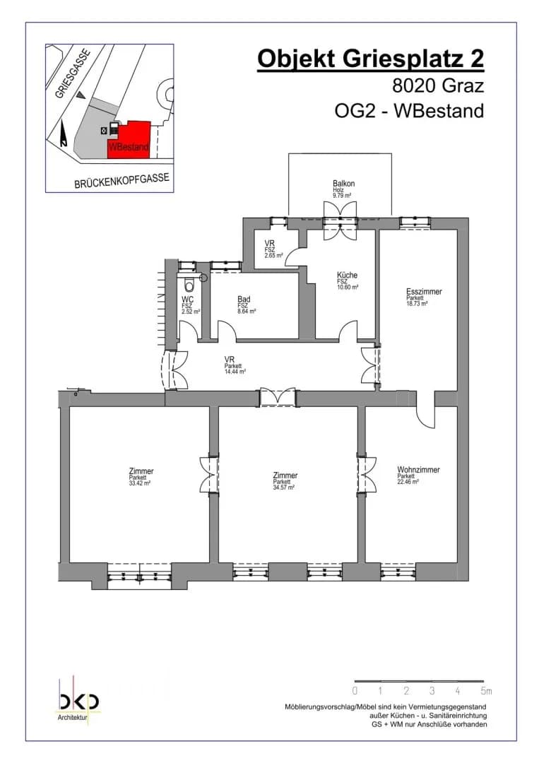 Wohnung mieten in Graz – 148,03 m², € 1.421 – Bild 6 von 6