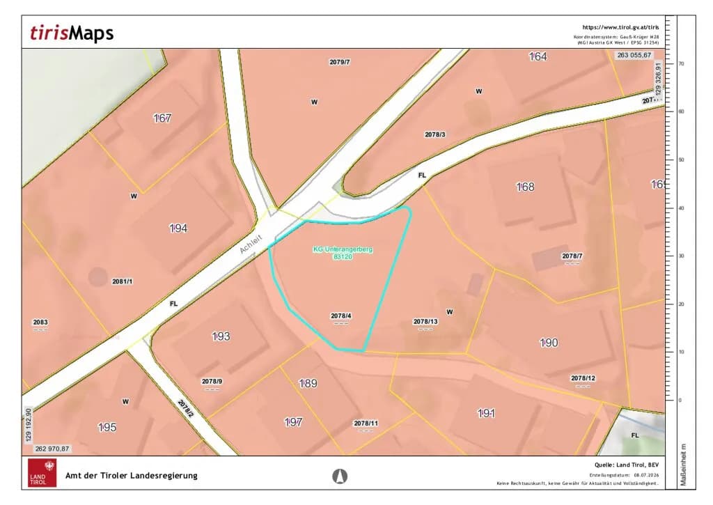 Grundstück kaufen in Kufstein – 550 m², € 435.000 – Bild 6 von 7