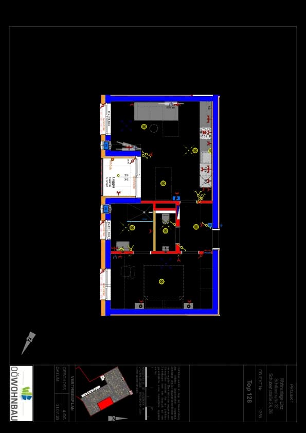 2-Zimmer-Wohnung kaufen in Linz – 46,7 m², € 348.678 – Bild 3 von 3