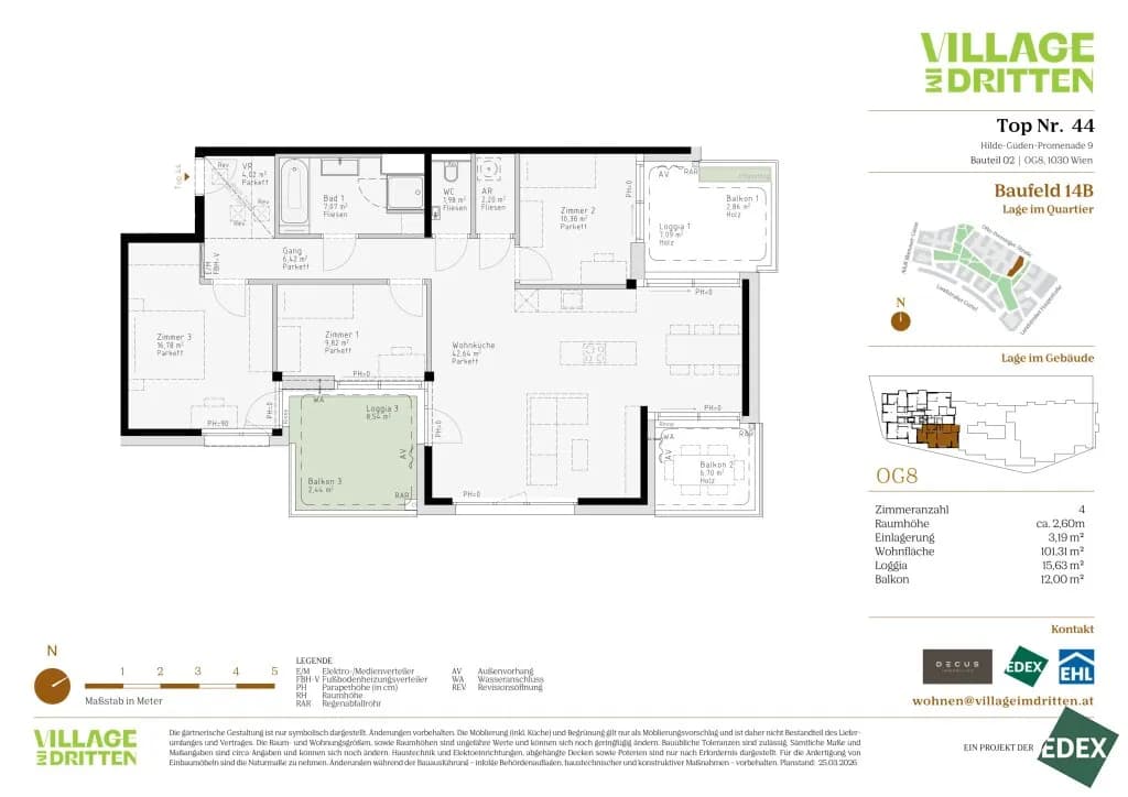 4-Zimmer-Wohnung kaufen in Wien – 101,5 m², € 890.000 – Bild 8 von 8