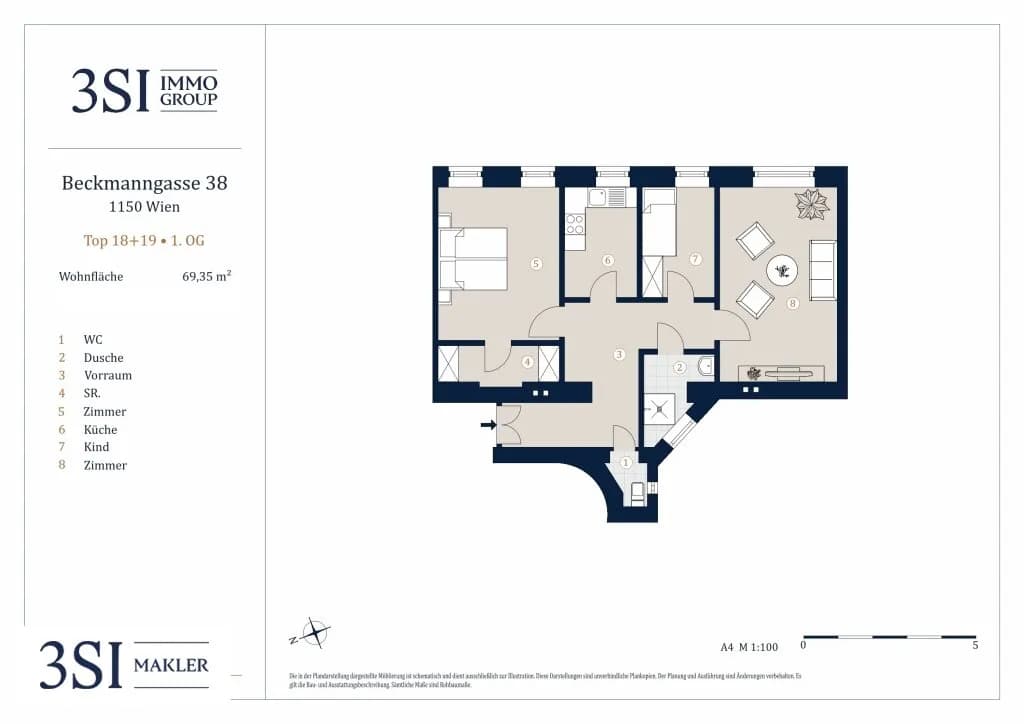 3-Zimmer-Wohnung kaufen in Wien – 69,35 m², € 375.000 – Bild 15 von 15