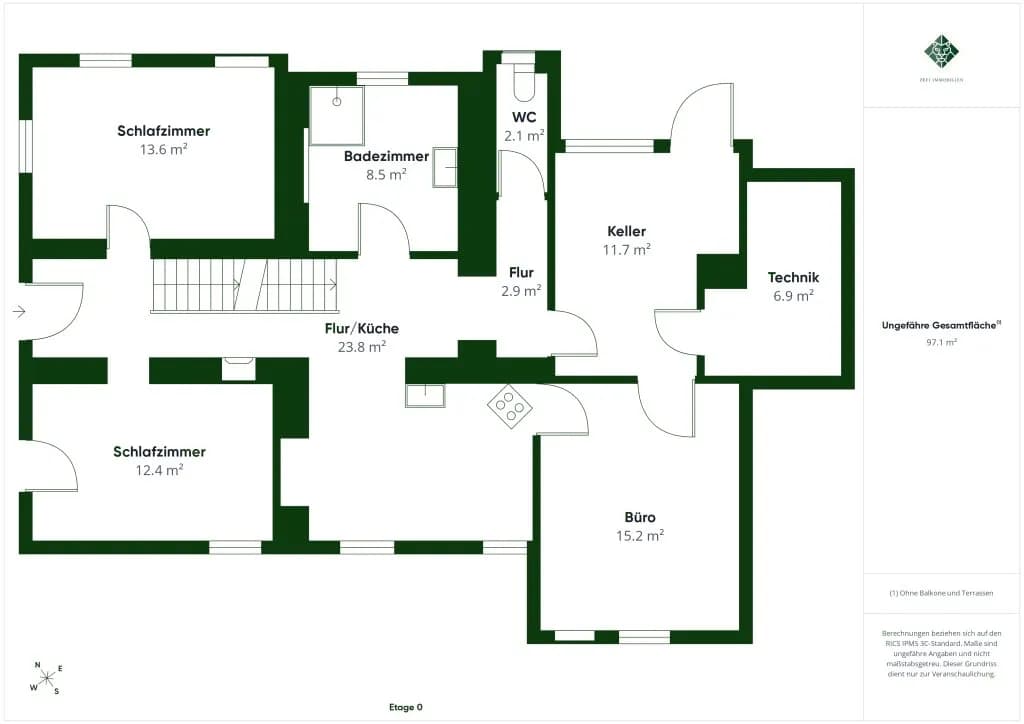 7-Zimmer-Gewerbeimmobilie kaufen in Kufstein – 244,1 m², € 635.000 – Bild 8 von 11