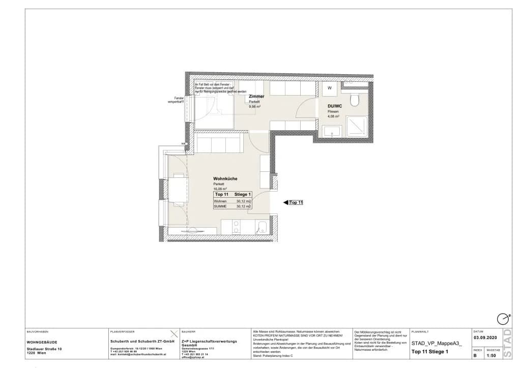 2-Zimmer-Wohnung kaufen in Wien – 30 m², € 199.000 – Bild 9 von 9