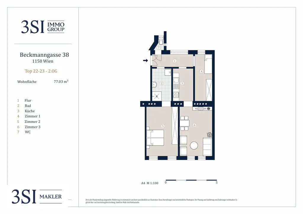 3-Zimmer-Wohnung kaufen in Wien – 77,03 m², € 185.000 – Bild 9 von 9