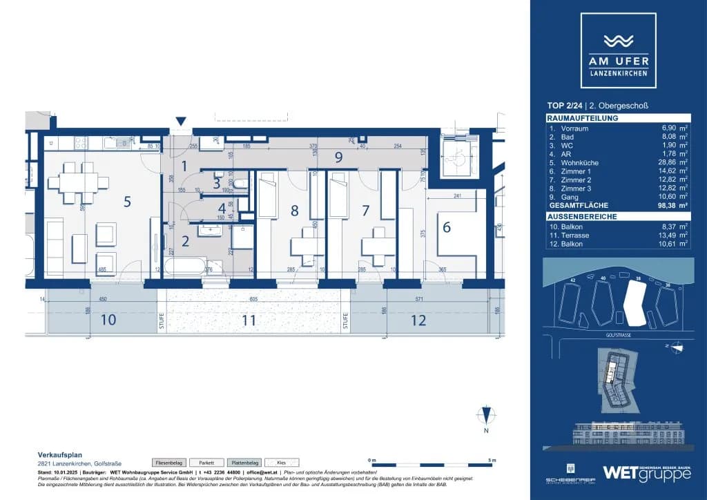 4-Zimmer-Wohnung kaufen in Wiener Neustadt Land – 98,38 m², € 512.700 – Bild 7 von 7