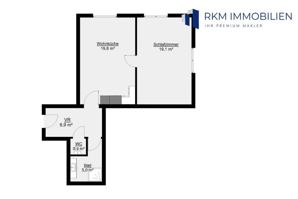 2-Zimmer-Wohnung kaufen in Wien – 52 m², € 160.000 – Bild 8 von 8