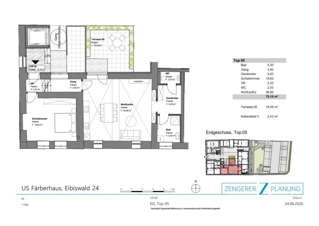 2-Zimmer-Wohnung kaufen in Deutschlandsberg – 75 m², € 292.500 – Bild 14 von 14