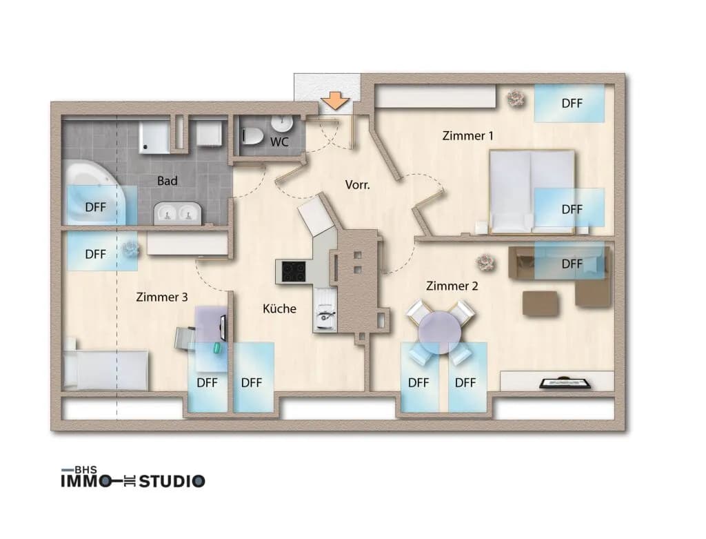 3-Zimmer-Wohnung kaufen in Graz – 89,99 m², € 330.000 – Bild 13 von 17