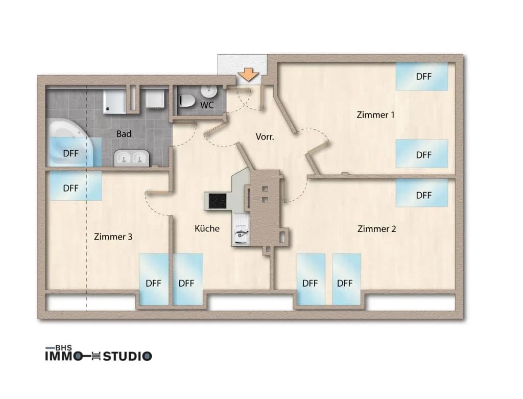 3-Zimmer-Wohnung kaufen in Graz – 89,99 m², € 330.000 – Bild 14 von 17
