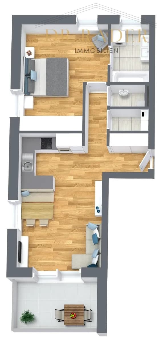 2-Zimmer-Wohnung kaufen in Feldkirchen – 54,9 m², € 255.000 – Bild 10 von 10