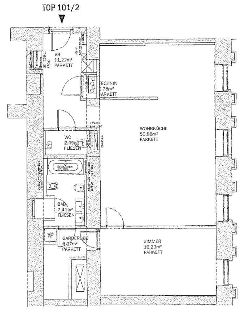 2-Zimmer-Wohnung kaufen in Wien – 98,05 m², € 1.600.000 – Bild 6 von 6