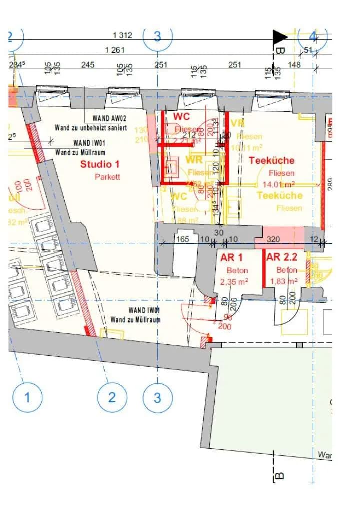 2-Zimmer-Gewerbeimmobilie mieten in Graz – 45 m², € 499 – Bild 12 von 17
