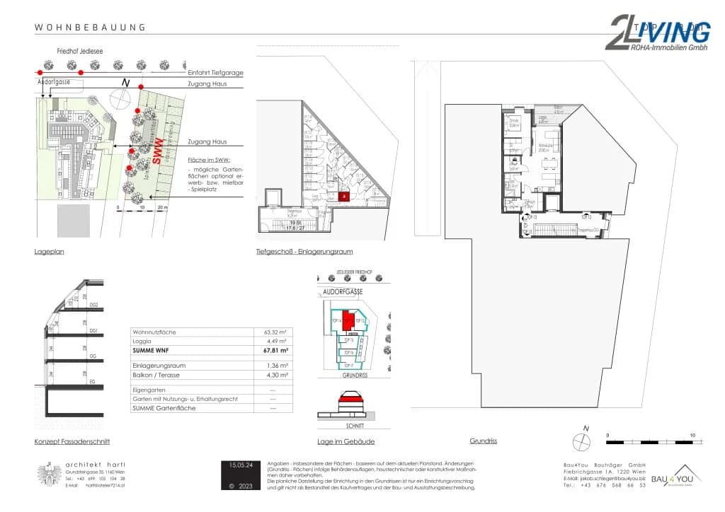 2-Zimmer-Wohnung kaufen in Wien – 63,32 m², € 329.000 – Bild 13 von 14