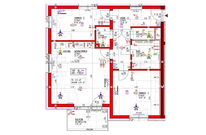 Wohnung mieten in Melk – 77,97 m², € 907 – Bild 8 von 17