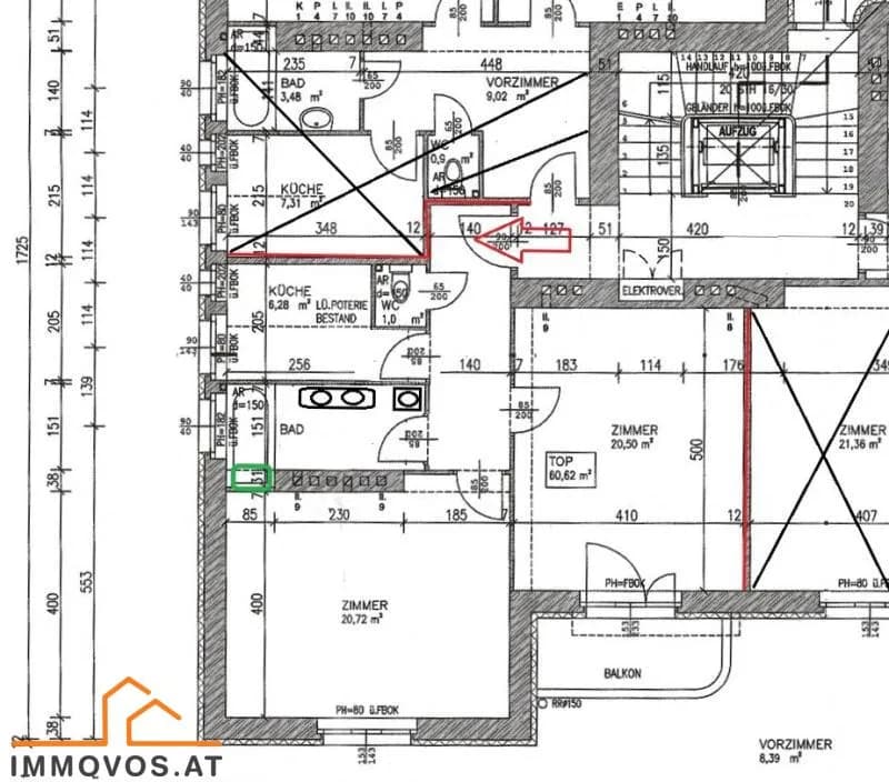 2-Zimmer-Wohnung kaufen in Wien – 61 m², € 399.000 – Bild 9 von 24