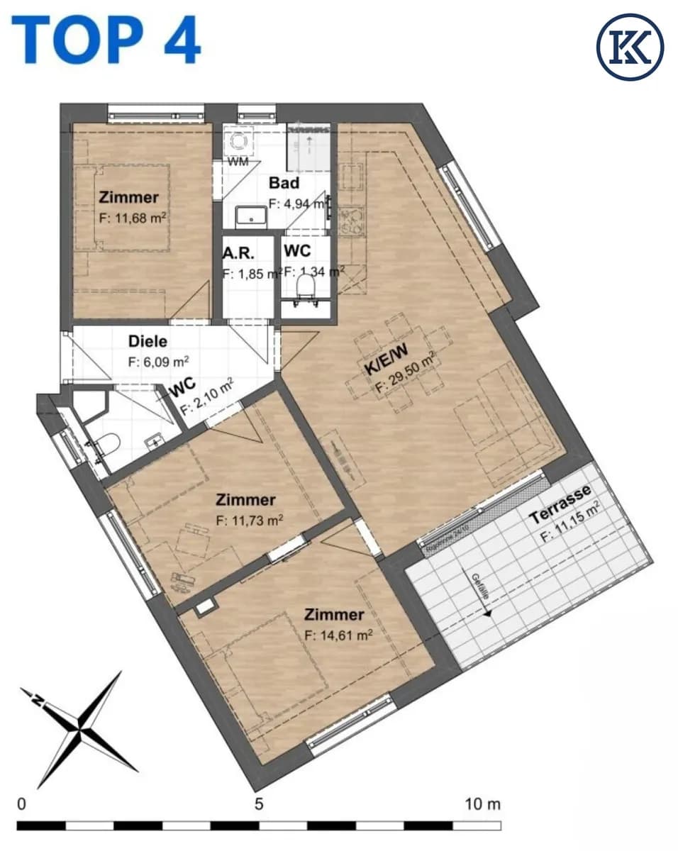 4-Zimmer-Wohnung kaufen in Wien – 83,84 m², € 649.900 – Bild 4 von 39