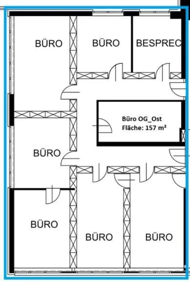 6-Zimmer-Gewerbeimmobilie mieten in Wels – 157 m², € 1.727 – Bild 2 von 26