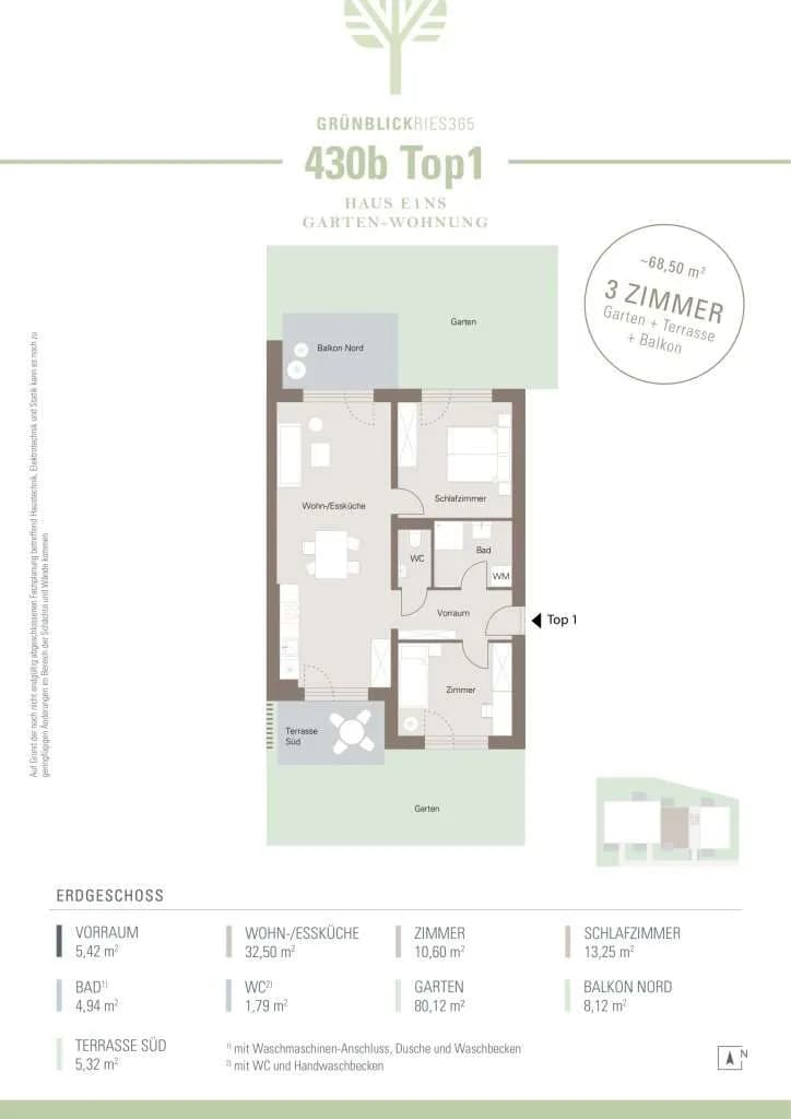 3-Zimmer-Wohnung kaufen in Graz – 68,5 m², € 290.000 – Bild 5 von 5