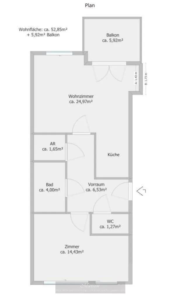 2-Zimmer-Wohnung kaufen in Wien – 52,85 m², € 318.000 – Bild 10 von 10