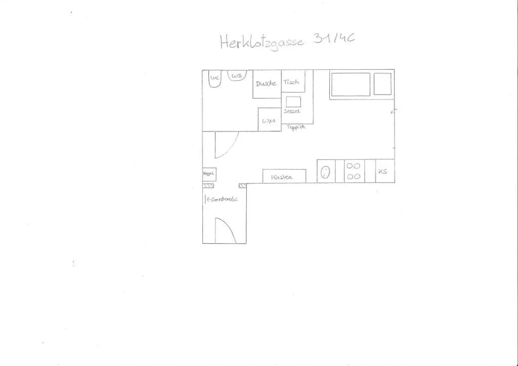 1-Zimmer-Wohnung mieten in Wien – 20 m², € 870 – Bild 8 von 8