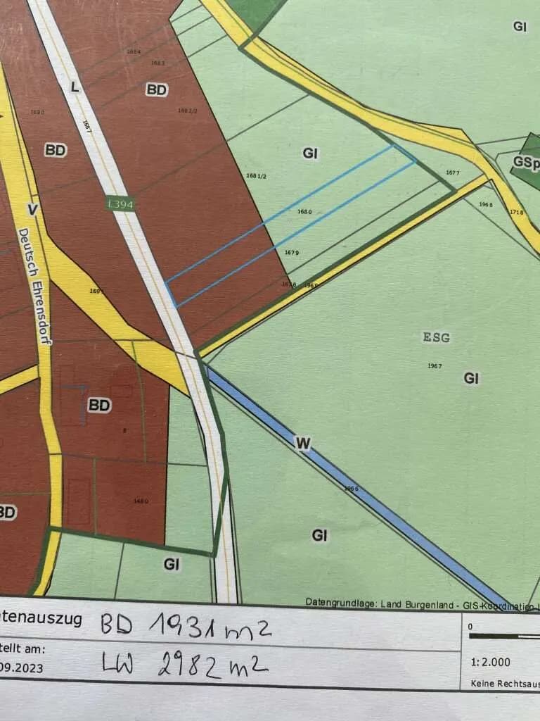 Grundstück kaufen in Güssing – 4 913 m², € 62.000 – Bild 3 von 5