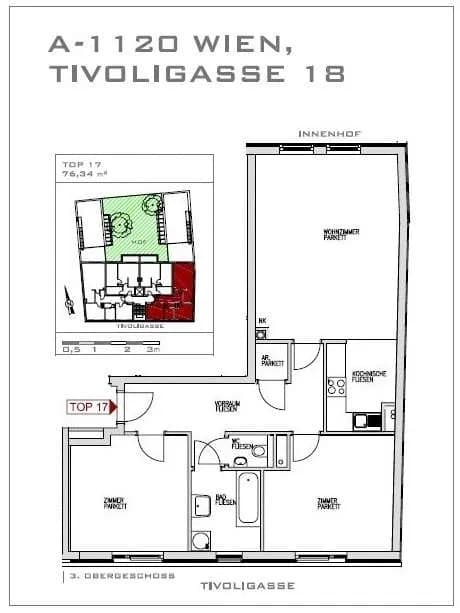 3-Zimmer-Wohnung kaufen in Wien – 77,13 m², € 319.000 – Bild 13 von 14