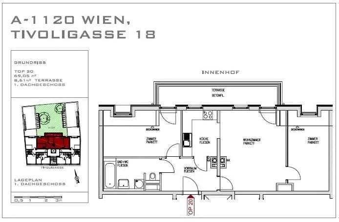 3-Zimmer-Wohnung kaufen in Wien – 66,89 m², € 299.000 – Bild 14 von 15