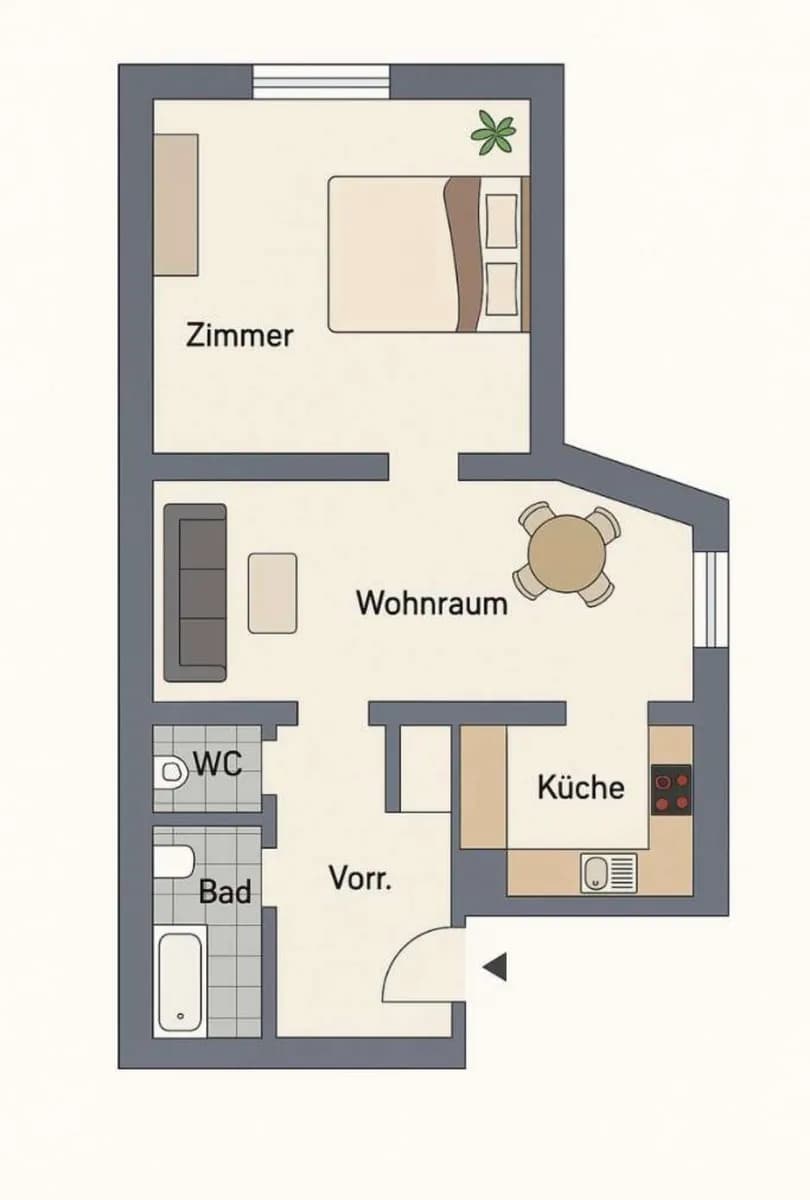 2-Zimmer-Wohnung mieten in Leibnitz – 54 m², € 690 – Bild 5 von 5