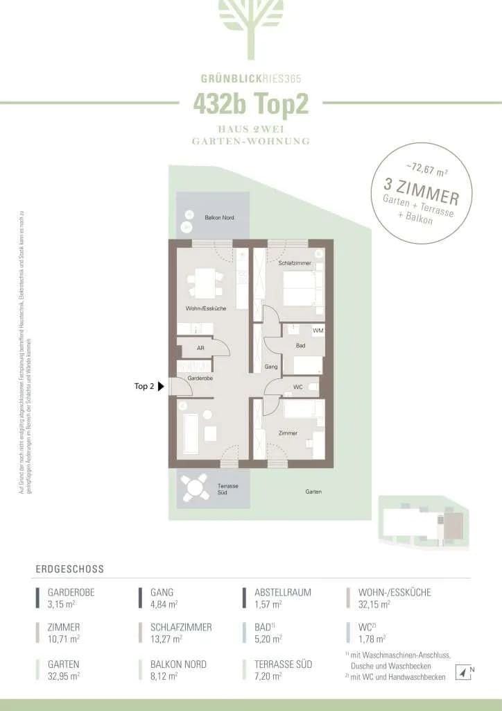 3-Zimmer-Wohnung kaufen in Graz – 72,67 m², € 299.000 – Bild 5 von 5