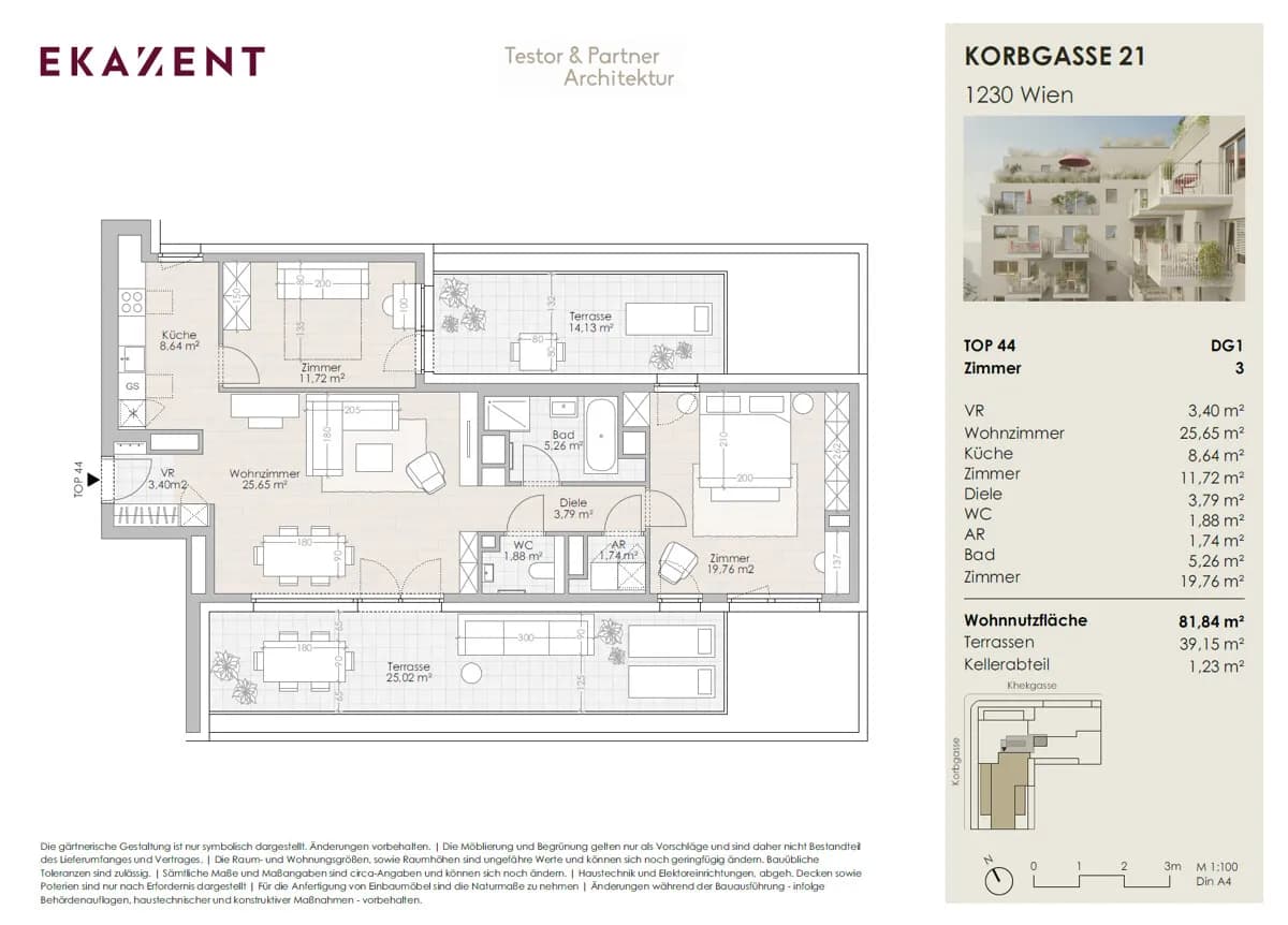 3-Zimmer-Wohnung kaufen in Wien – 81,84 m², € 568.000 – Bild 12 von 14