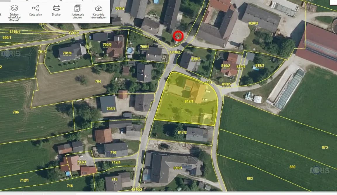 Grundstück kaufen in Braunau am Inn – 1 021 m², € 205.000 – Bild 2 von 10