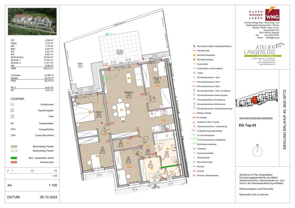 3-Zimmer-Wohnung kaufen in Krems Land – 95,03 m², € 564.352 – Bild 15 von 19